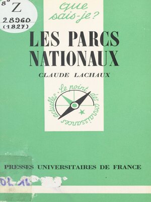 cover image of Les parcs nationaux